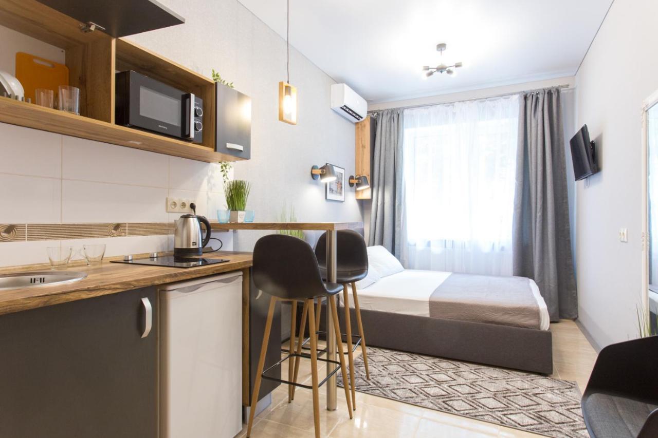 哈尔科夫Well Located Studio - Yaroslavska Str. 21公寓 外观 照片