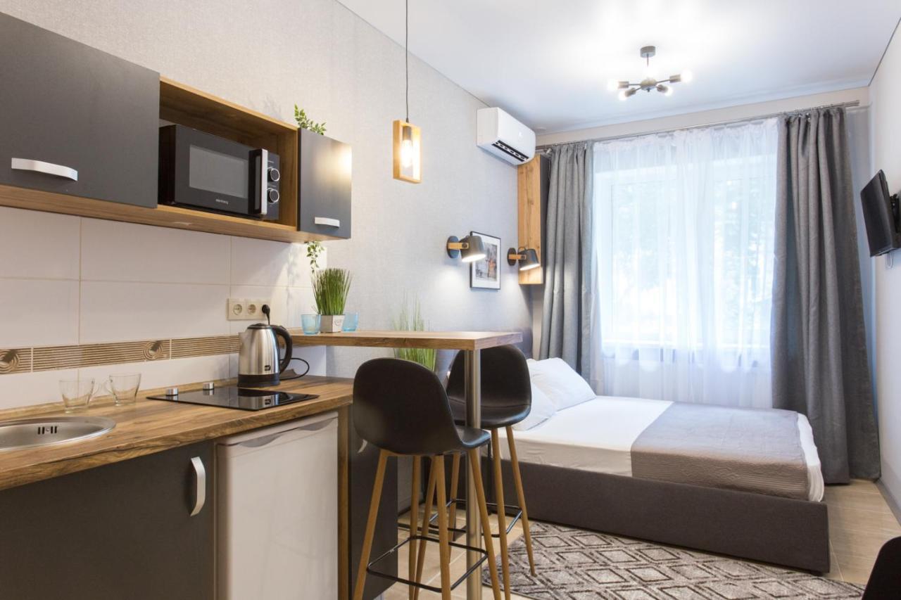 哈尔科夫Well Located Studio - Yaroslavska Str. 21公寓 外观 照片