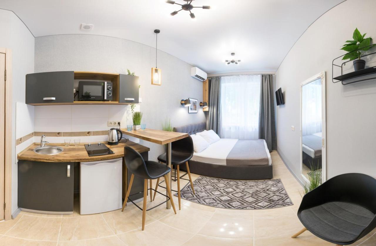 哈尔科夫Well Located Studio - Yaroslavska Str. 21公寓 外观 照片